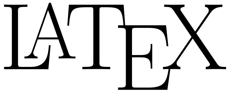 LaTeX logo is normally here